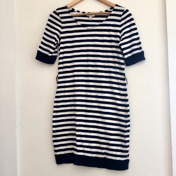 Banana Republic Navy & White Striped Dress Size XS - Picture 2 of 8